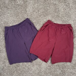 Lululemon Men's Athletic Pace Breaker 9” Lined Shorts Size Medium Lot of 2